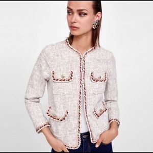 NEW with tag ZARA Tweed jacket